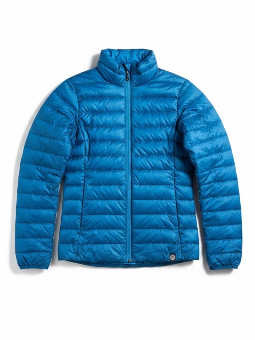 REI Co-op 800 Fill Down Puffer Jacket Packable Blue Lightweight Hiking Small